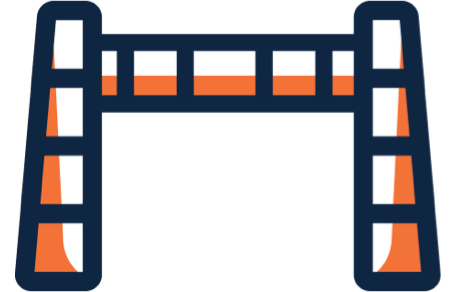 Vertical lift bridges icon